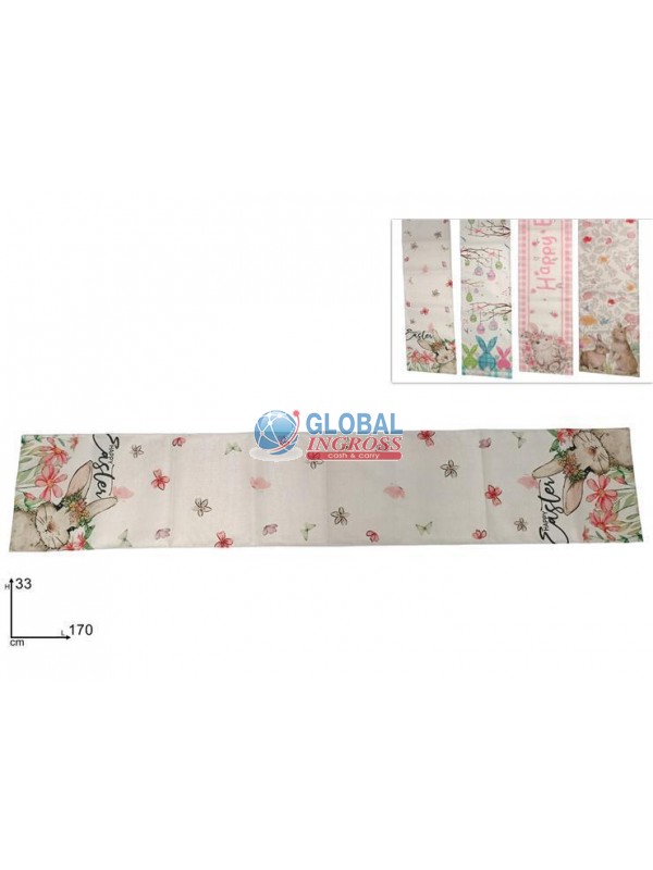 RUNNER PASQUA 33x170cm ASS.