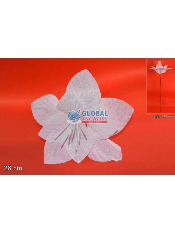 POINSETTIA GLITTER BIANCO