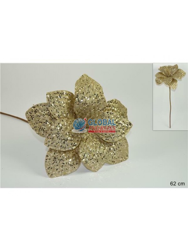 POINSETTIA GLITTER CHAMPAGNE
