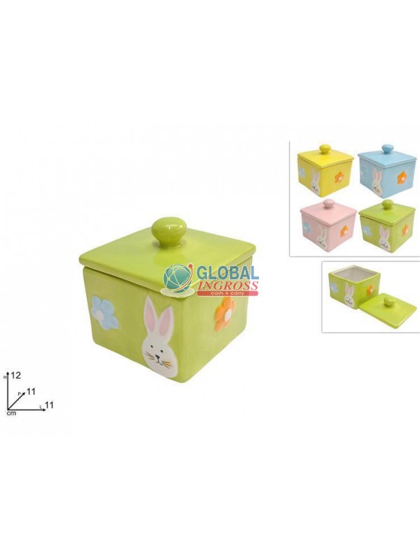 BARATTOLO PASQUA QUADRATO 11cm