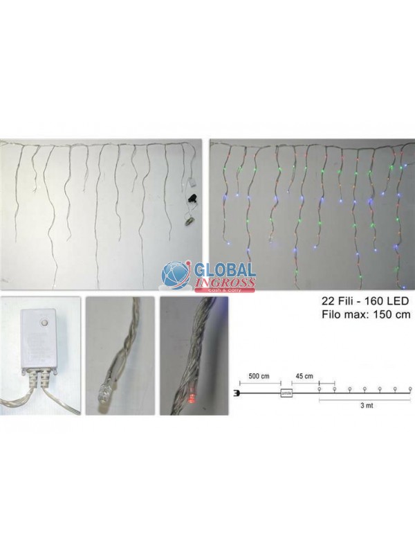 TENDA 160 LED MULTICOLOR