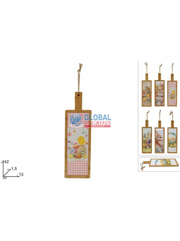TAGLIERE PASQUA LEGNO ECERAMICA 42x13