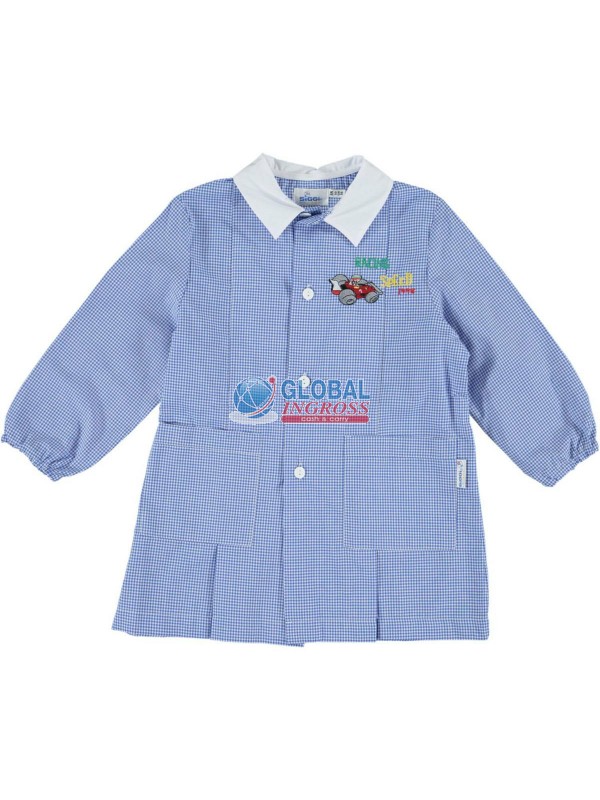 GREMBIULE ASILO AZZURRO55 CAR