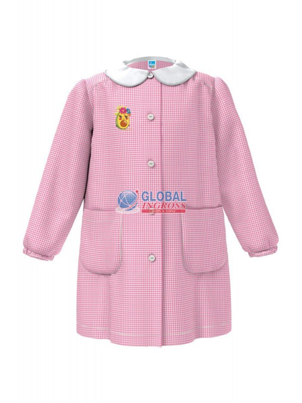 GREMBIULE ASILO ROSA 65AVOCADO 6anni
