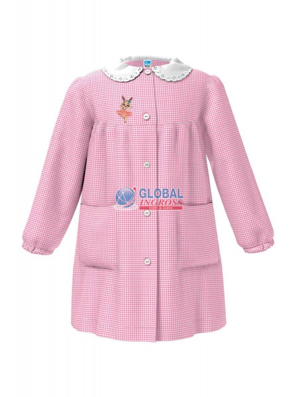 GREMBIULE ASILO ROSA 65BUNNY 6anni