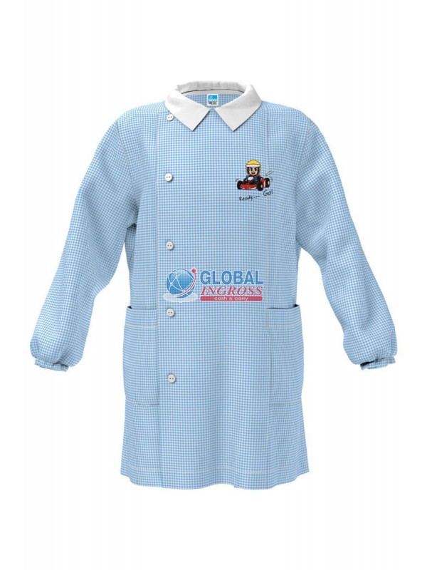 GREMBIULE ASILO AZZURRO45 READY 2anni