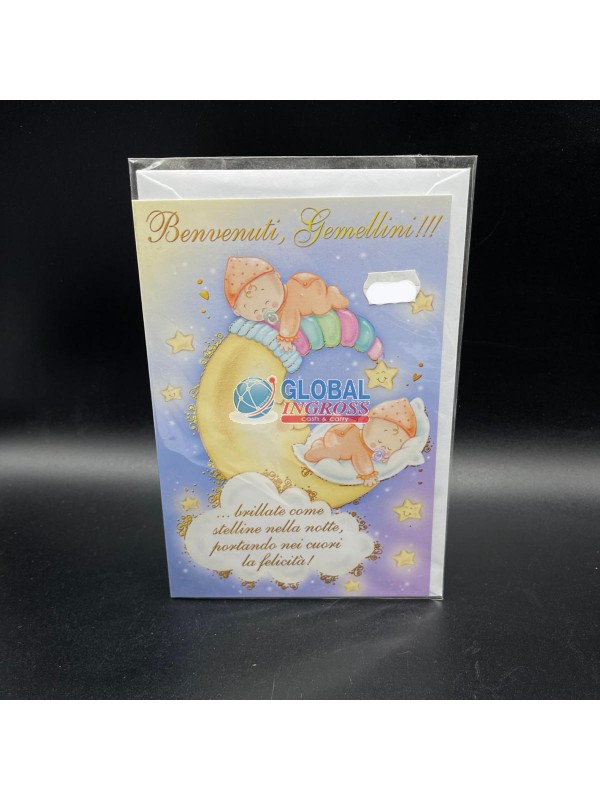 BIGLIETTO GEMELLI BENVENUTI