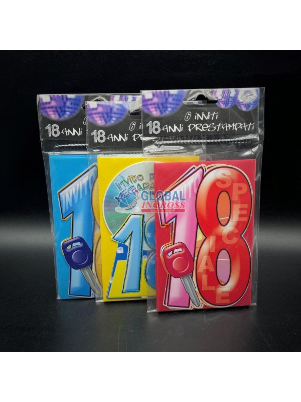 INVITI FESTA MITICA 6pz