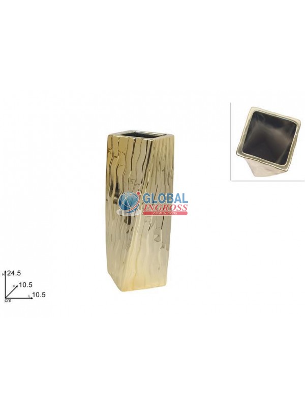 VASO CERAMICA ORO 24,5cm