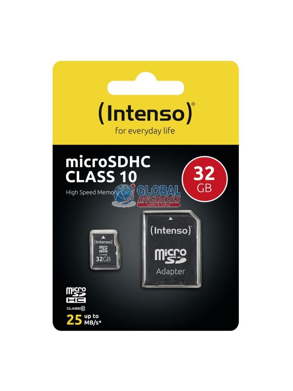 MICRO SD 32GB INTENSO +ADATTATORE