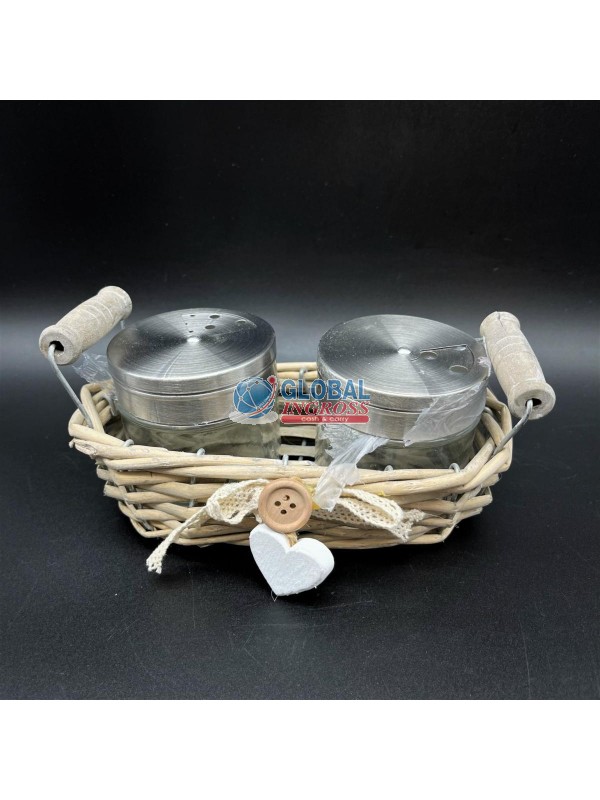 VASSOIO VIMINI C/CONTENITORI