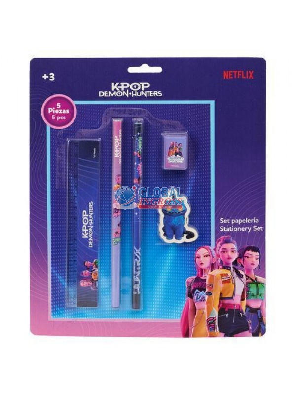 SET STATIONERY K-POP DEMON HUNTERS