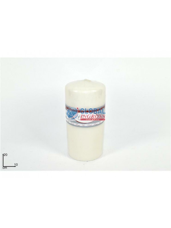 CANDELA 20x10cm BIANCO