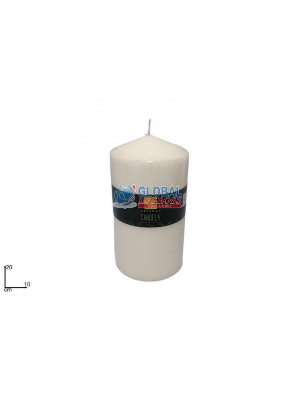 CANDELA 20x10cm BIANCO