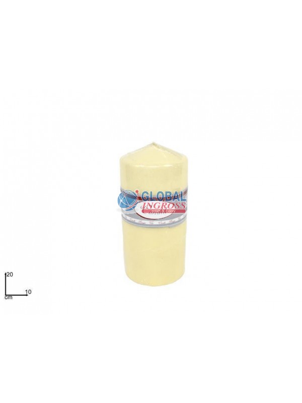 CANDELA 20x10cm AVORIO