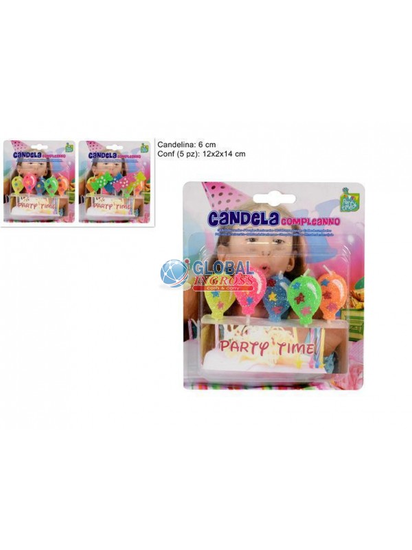 CANDELINE FLUO 5pz