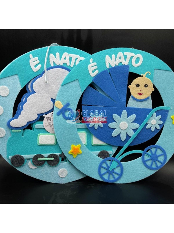 SCRITTA FELTRO E' NATO