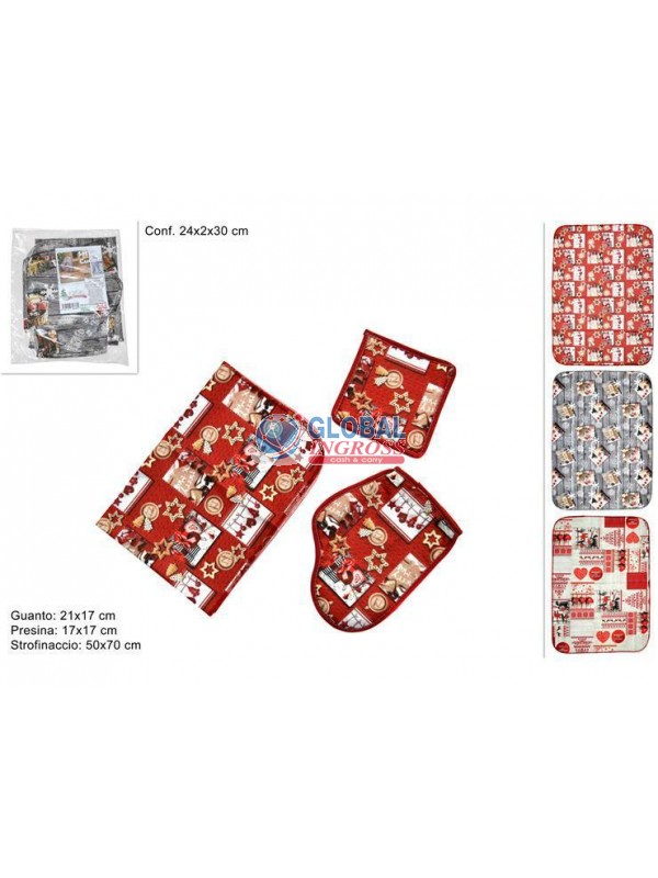 SET CUCINA NATALE 3pz