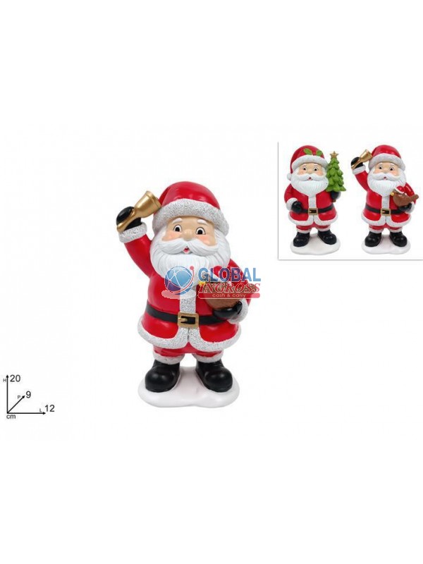 BABBO NATALE CERAMICA 20cm