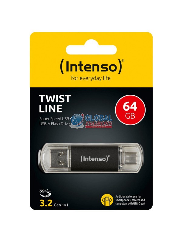 PENDRIVE INTENSO 64GB USB + USB-C