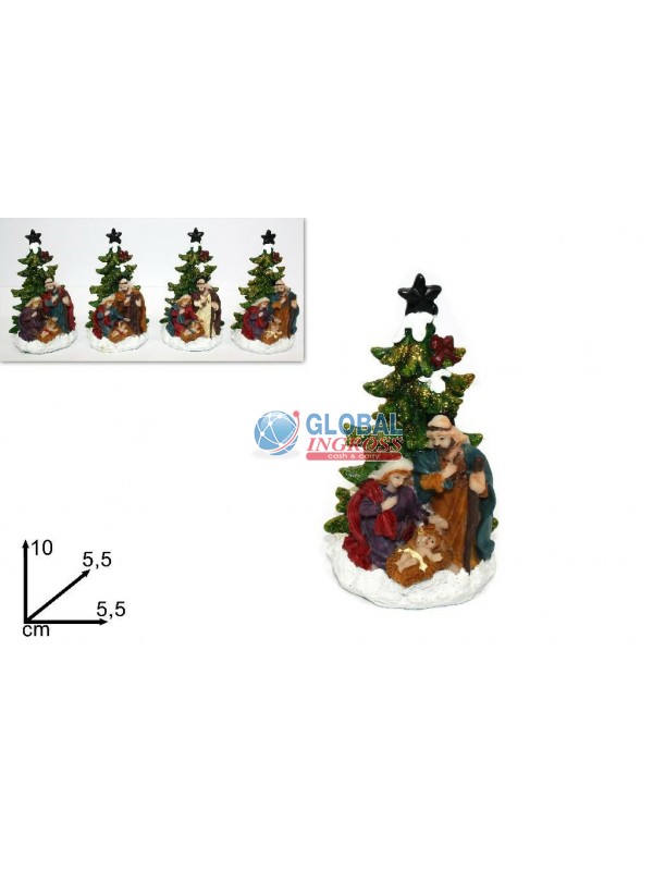 ALBERO C/NATIVITA' 10cm