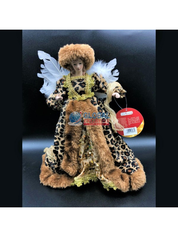ANGELO PUNTALE LEOPARDATO 28cm C/CAPPELLO