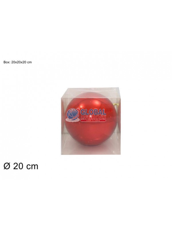 PALLA 20cm ROSSO LUCIDO