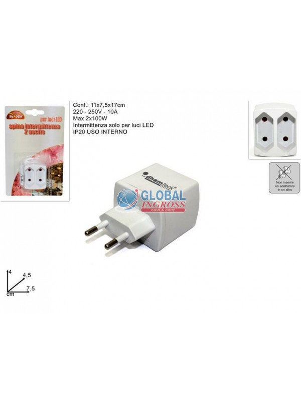 INTERMITTENZA X LED 2 POSTI