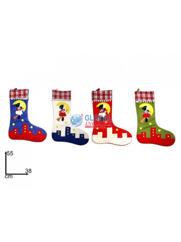 CALZA BEFANA BORDO SCOZZESE