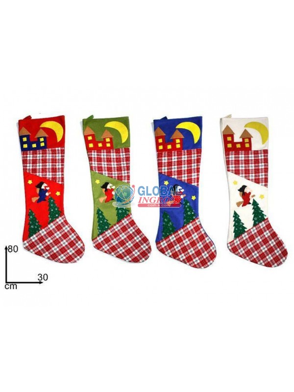 CALZA C/TESSUTO SCOZZESE 80cm