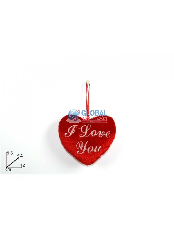 CUORE PELUCHE LOVE 12cm