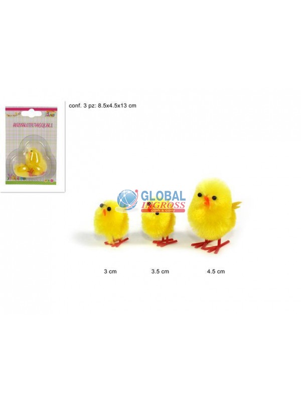 PULCINI 3pz IN BLISTER