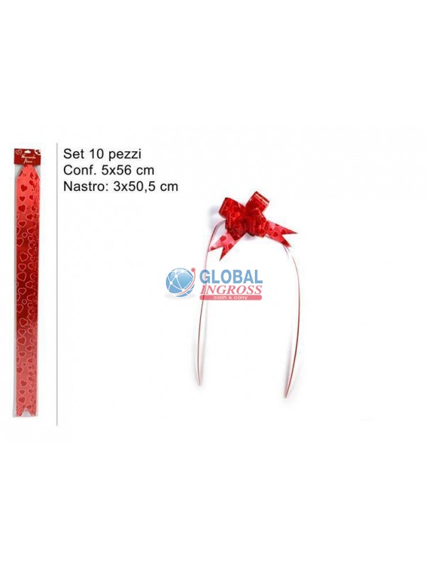 COCCARDA RAPID CUORI 10pz