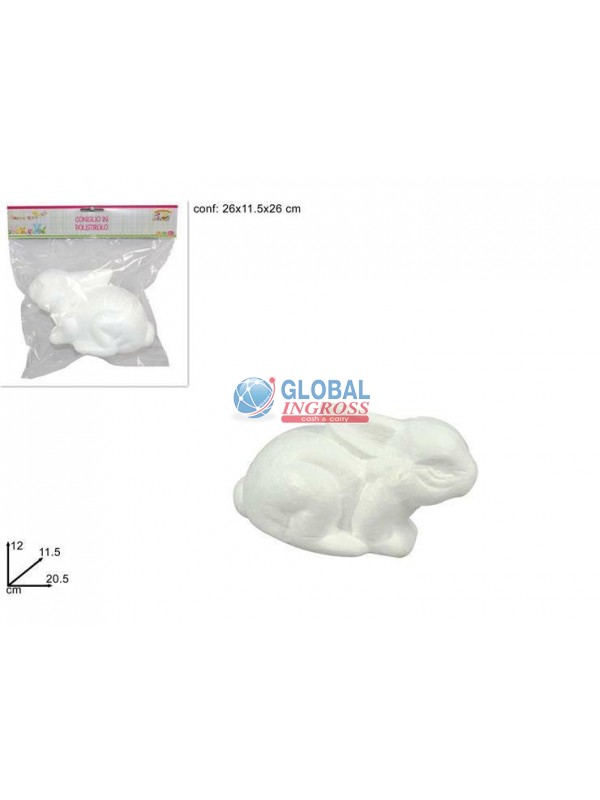 CONIGLIO POLISTIROLO 20,5cm