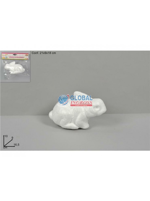 CONIGLIO POLISTIROLO 16,5cm