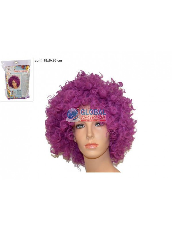 PARRUCCA PAGLIACCIO VIOLA