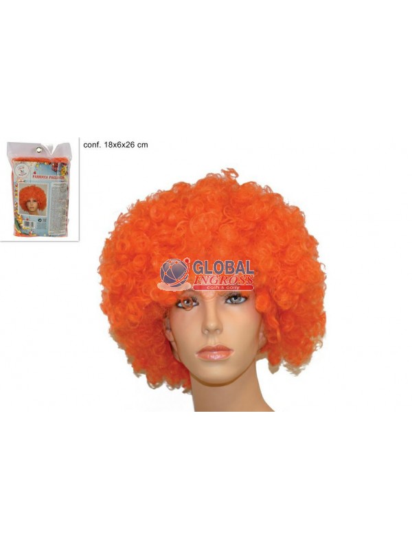 PARRUCCA PAGLIACCIO ARANCIO