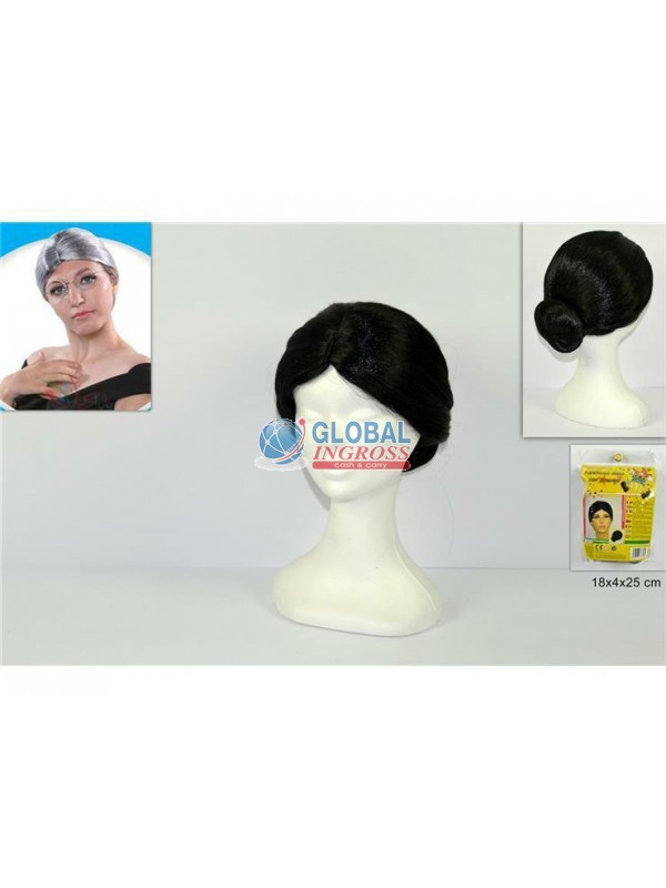 PARRUCCA C/CHIGNON NERA