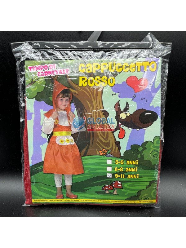 COSTUME CAPPUCCETTO ROSSO