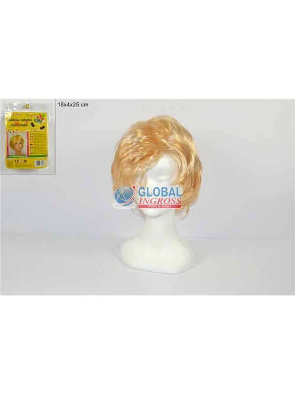 PARRUCCA C/CIUFFO BIONDA