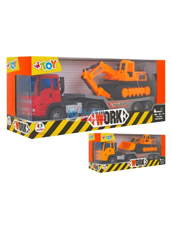 CAMION P/AUTO C/RUSPA-ESCAVATORE