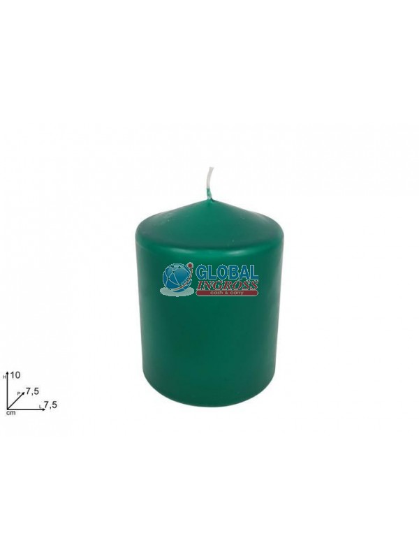 CANDELA 10x7,5cm VERDE