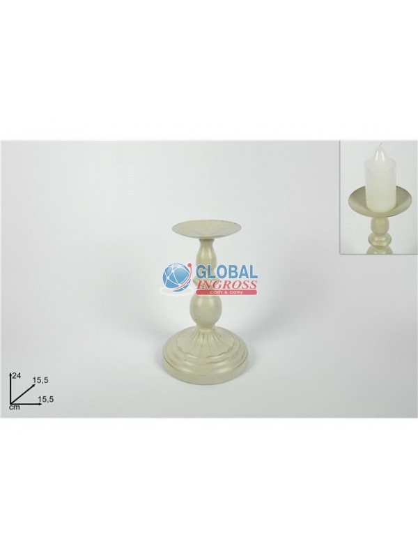 CANDELIERE FERRO 24cm