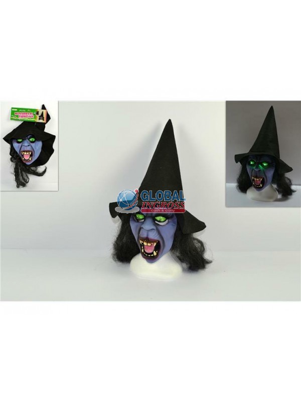 MASCHERA VAMPIRA C/CAPPELLO