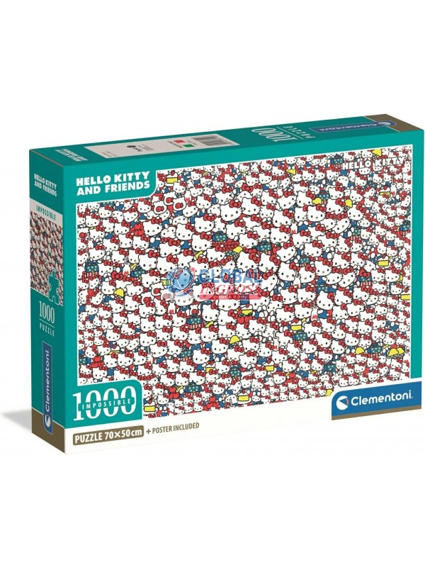PUZZLE 1000 HELLO KITTYIMPOSSIBLE