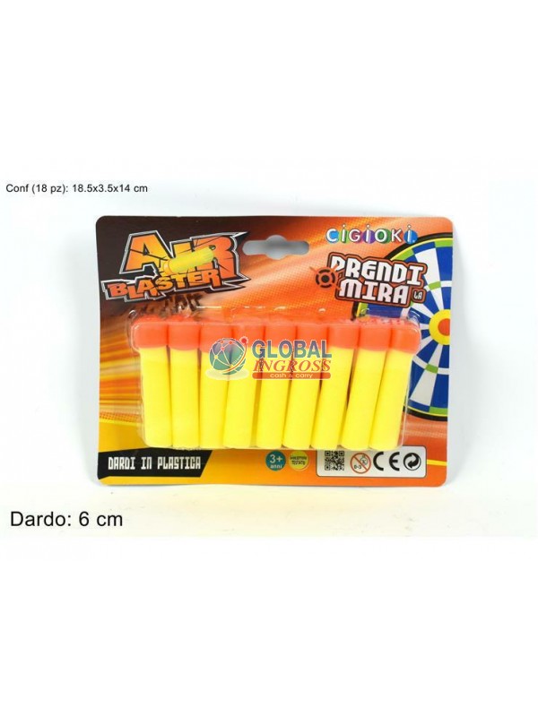 PROIETTILI MORBIDI 18pzIN BLISTER