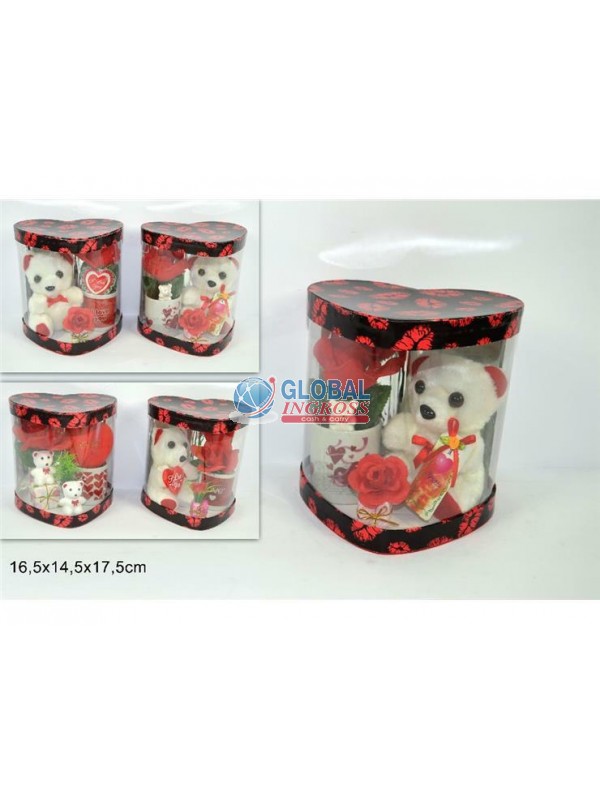 TAZZINA C/PELUCHE ASS.