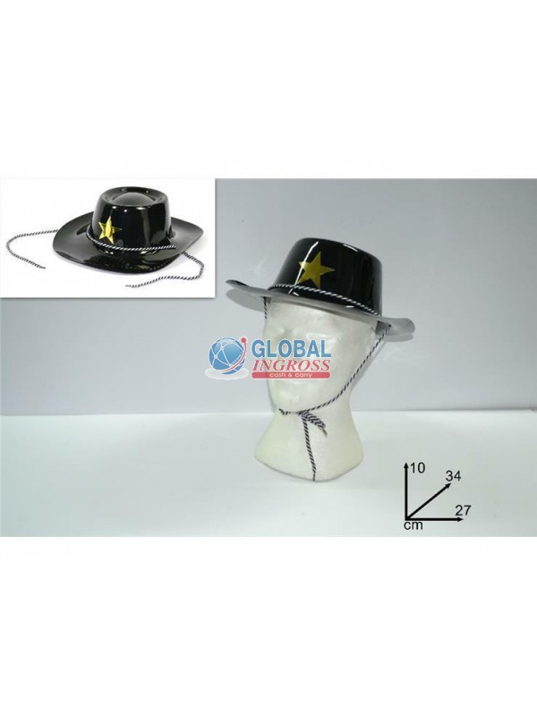 CAPPELLO SCERIFFO NERO