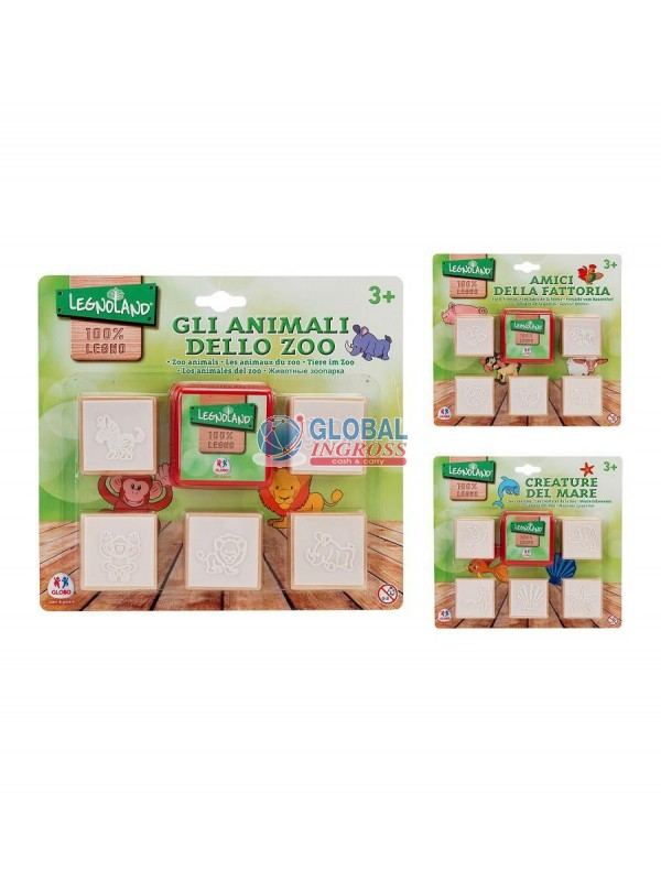 TIMBRINI IN LEGNO 5pz