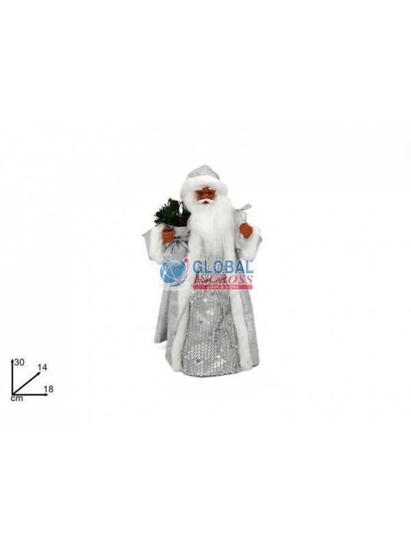 PUNTALE BABBO NAT.SILVER 30cm